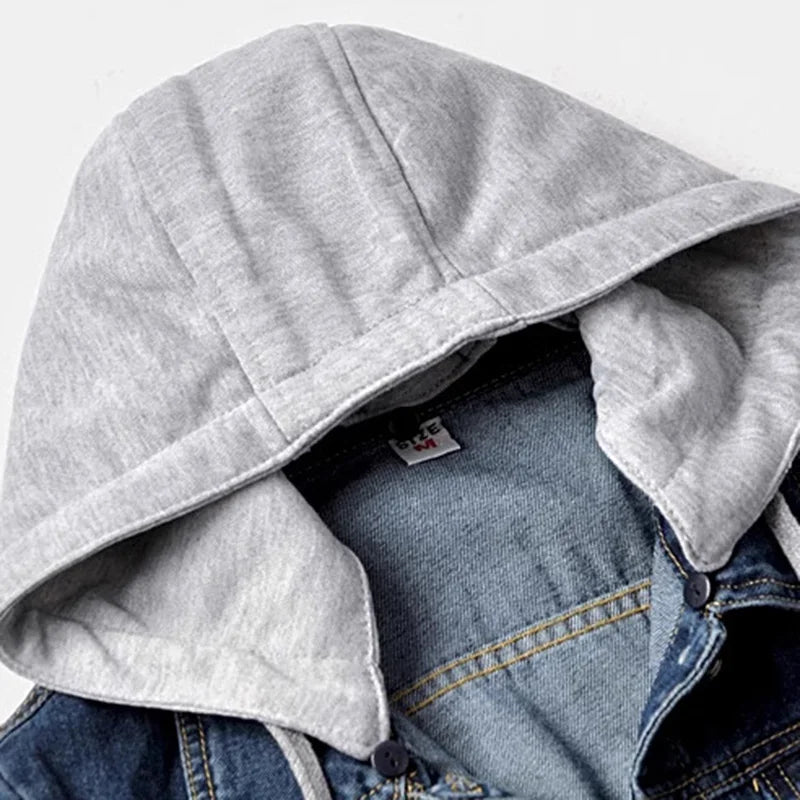 Women Slim Button Denim Jacket