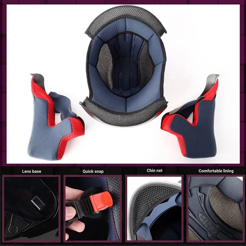 Cat Ear Motorcycle Full Face Helmet
