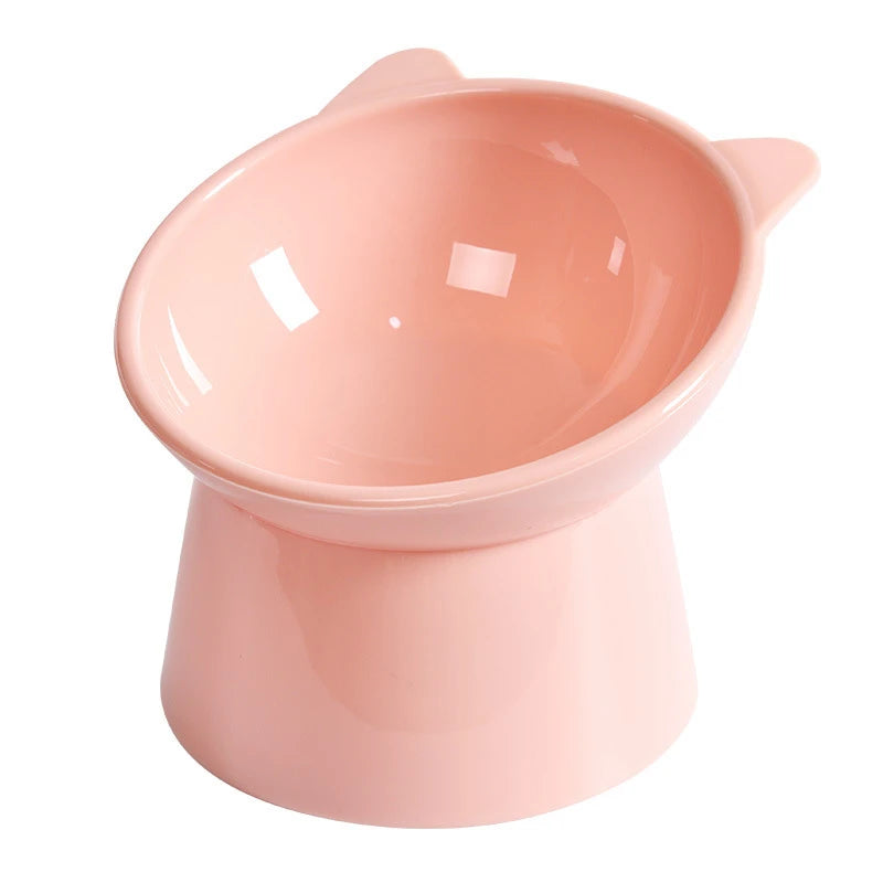 45°Neck Protector Cat Pet Food Water Bowl