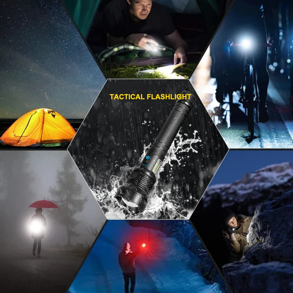 Rechargeable Super Bright Tactical Flashlight