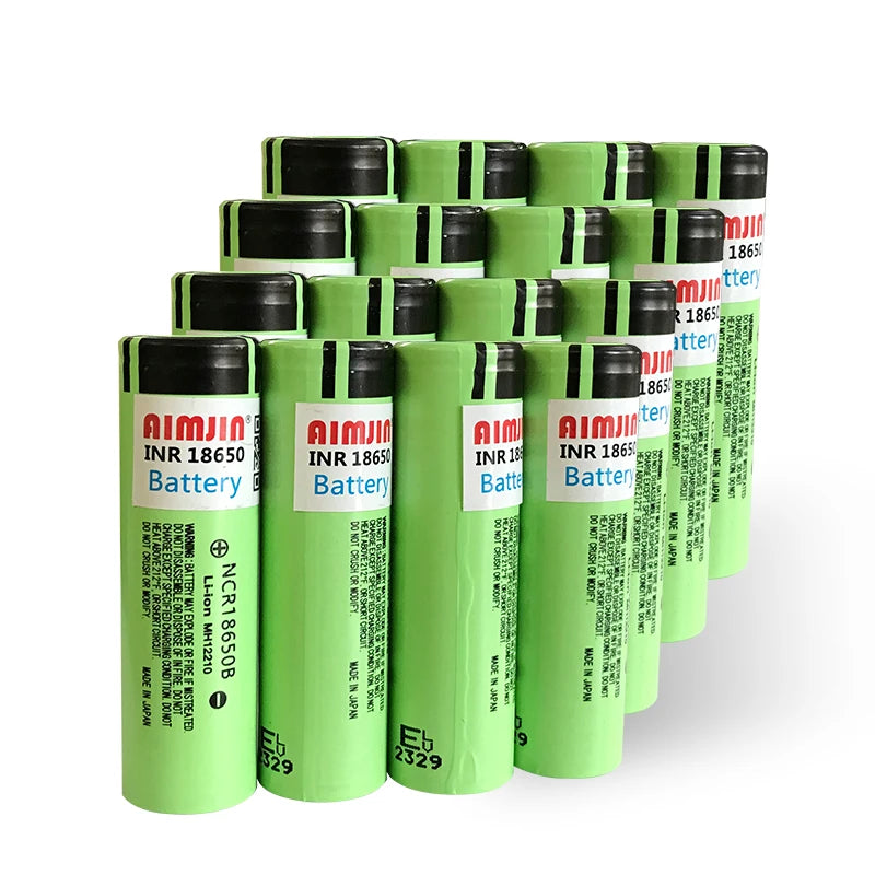 18650 3400mAh 3.7V NCR18650B Lithium Rechargeable Battery