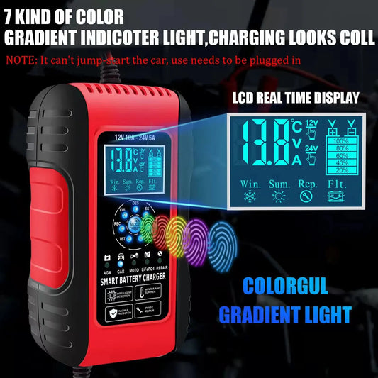 10A 12/24V Lifepo4 Lead Acid Battery Chargers