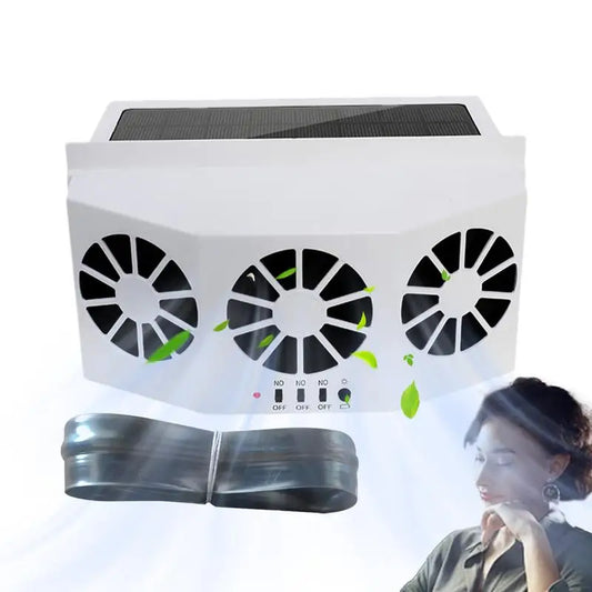 Solar Car Ventilator with Battery