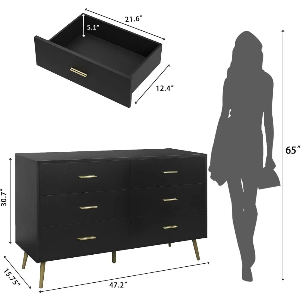 6 Drawer Dresser