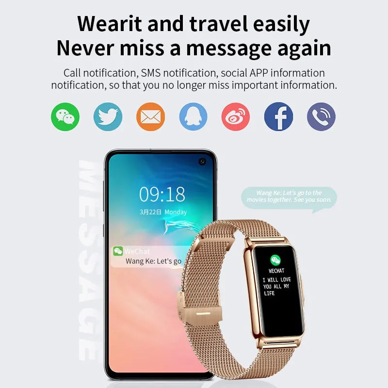 Women Full Touch Screen Smart Watch