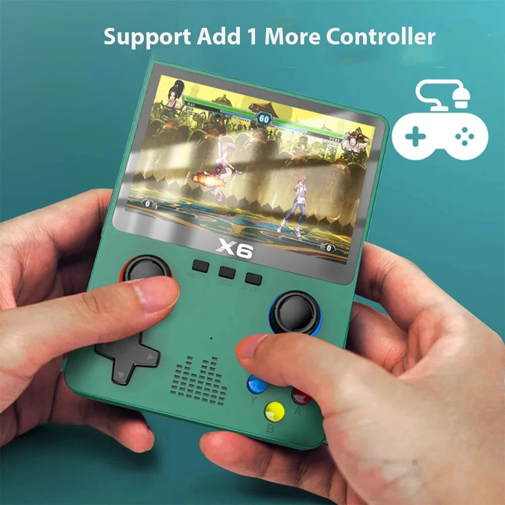 X6 3.5Inch IPS Screen Handheld Video Game Console