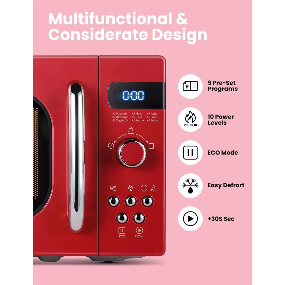 11 Power Levels Countertop Microwave Oven