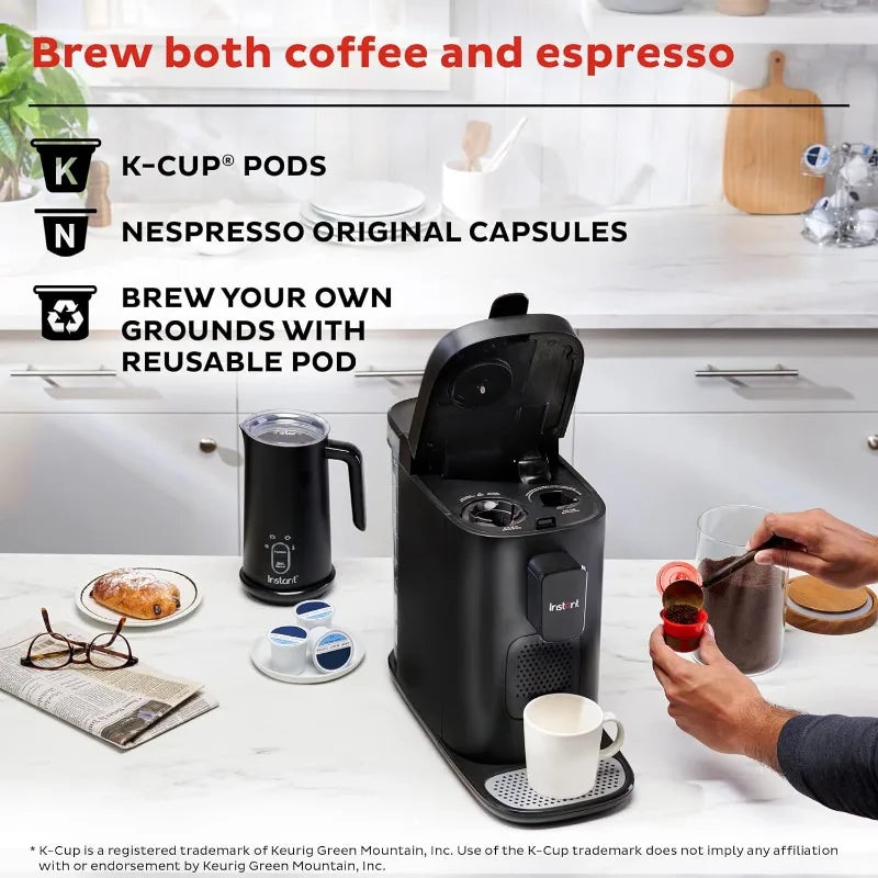 3-in-1 Espresso Ground Coffee Maker
