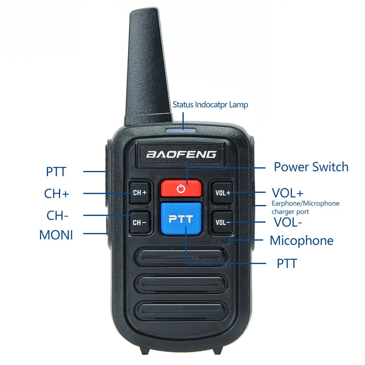 BF-C50 Mini Walkie Talkie