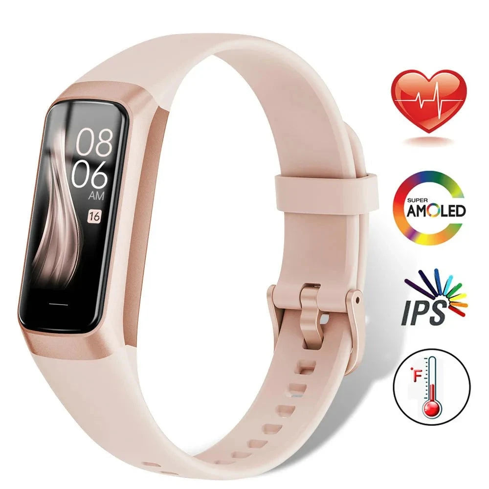 Women Heart Rate Blood Smart Watch