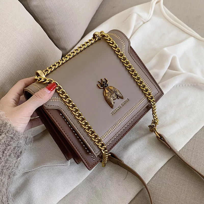 Women Retro Bee Handbag