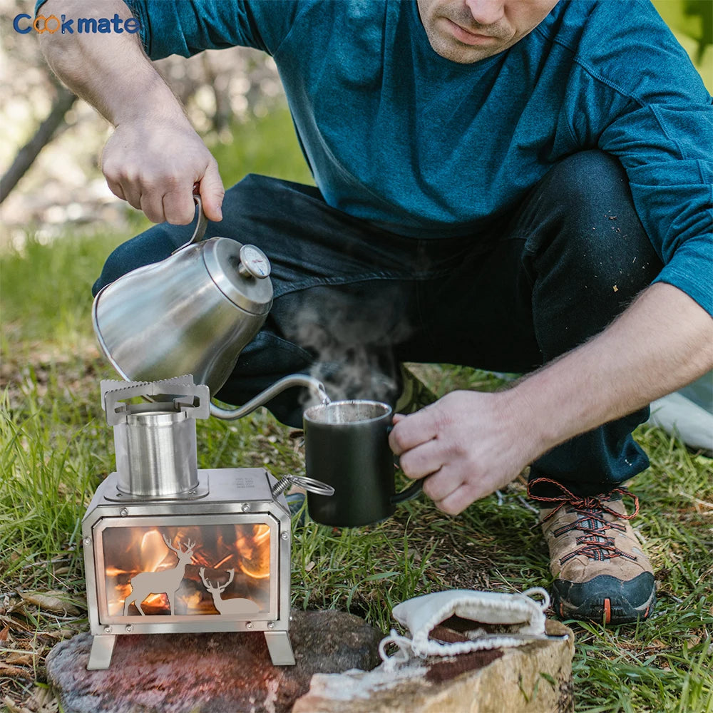 Portable Stainless Steel Bonfire Stove