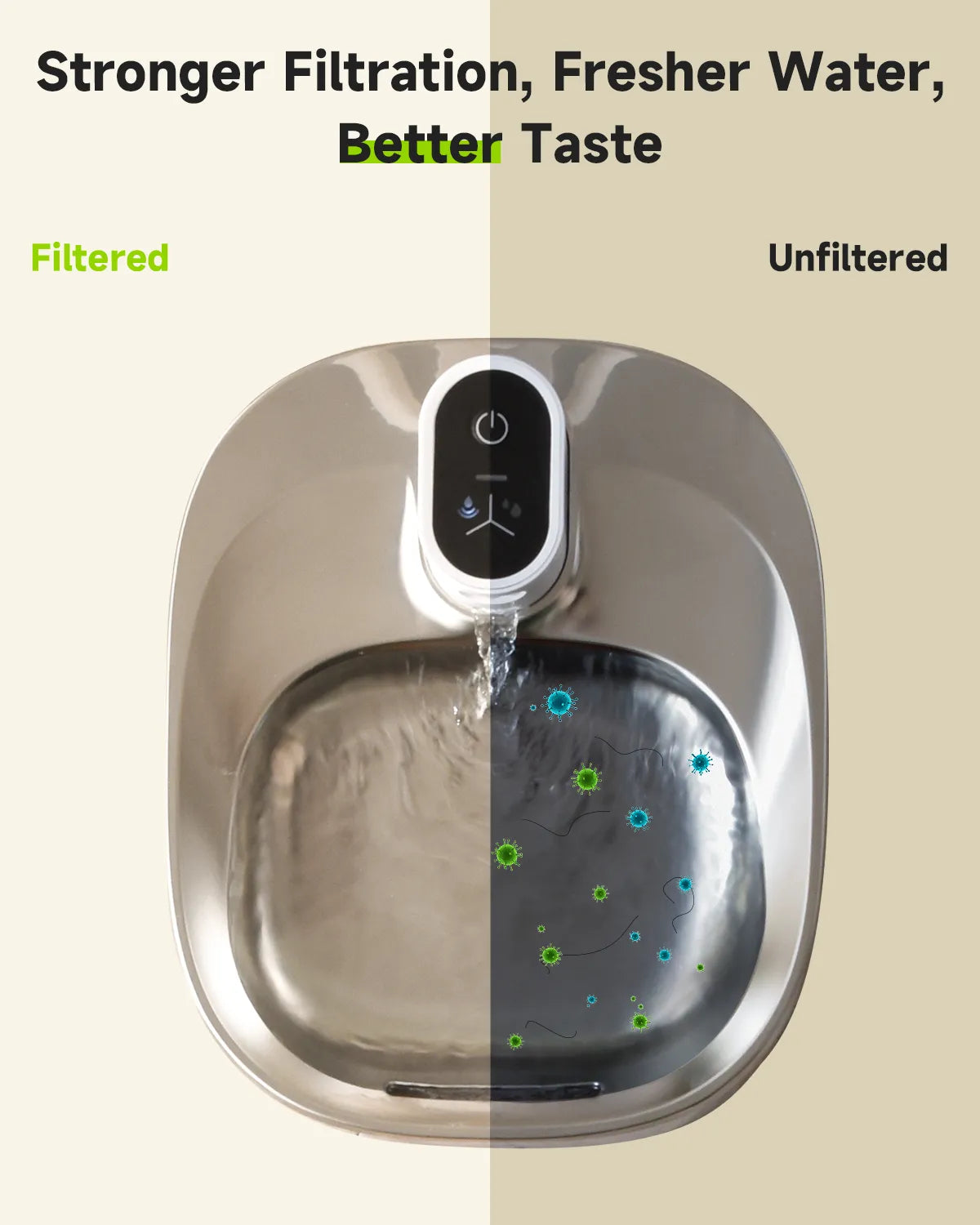 Stainless Steel Water Fountain Filter Set