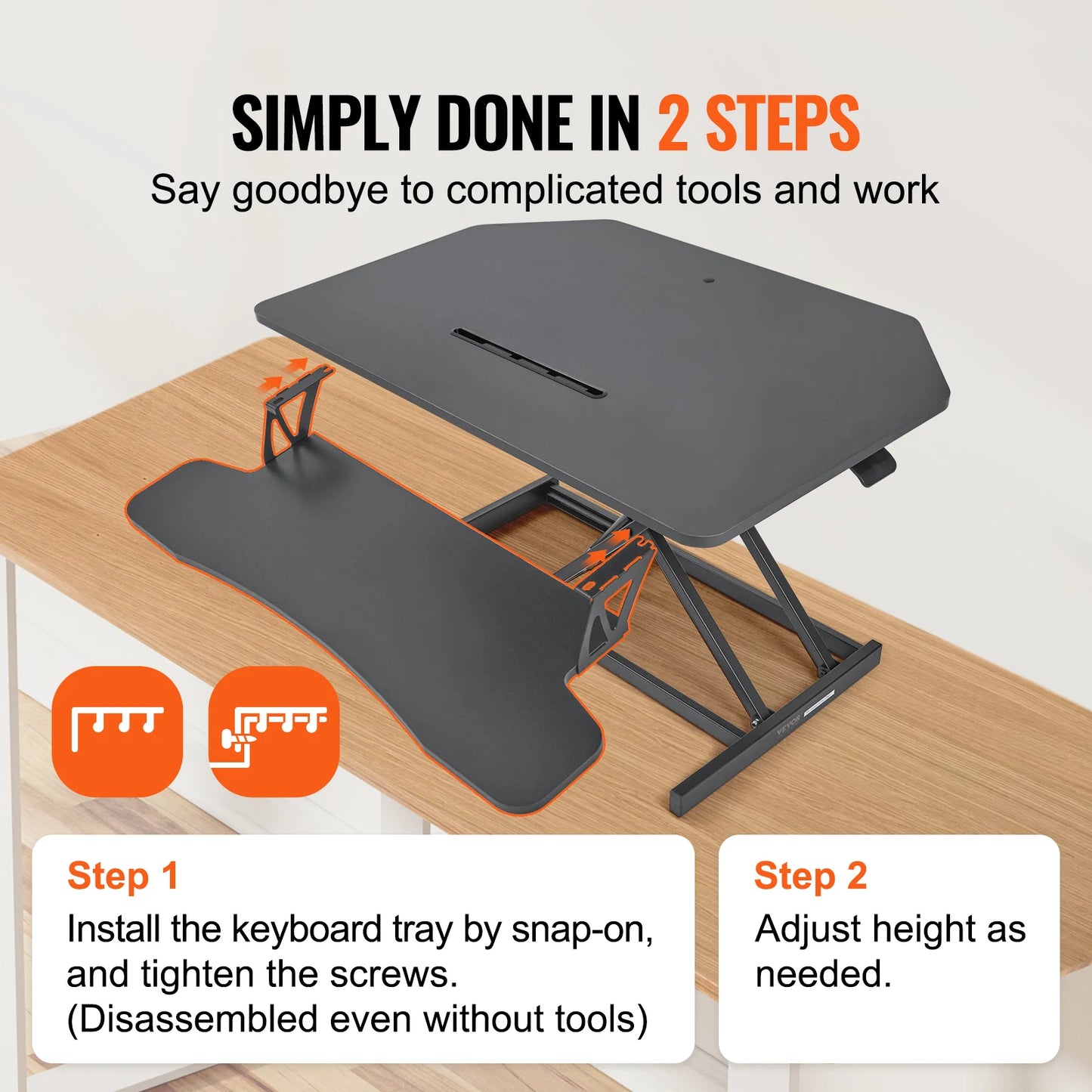 Double-Layer Standing Desk