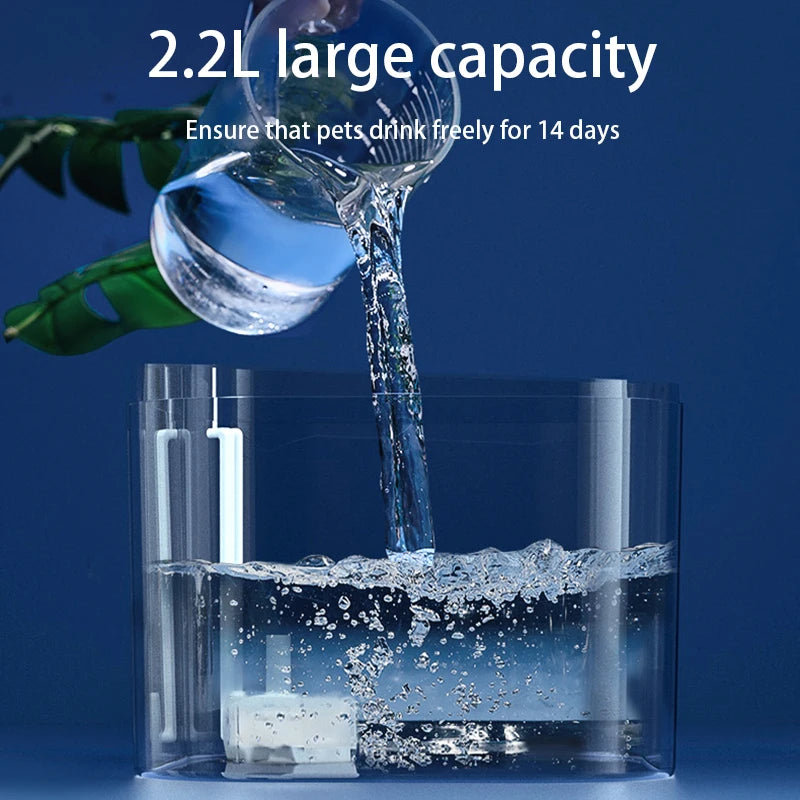 2.2L Automatic Cat Water Fountain