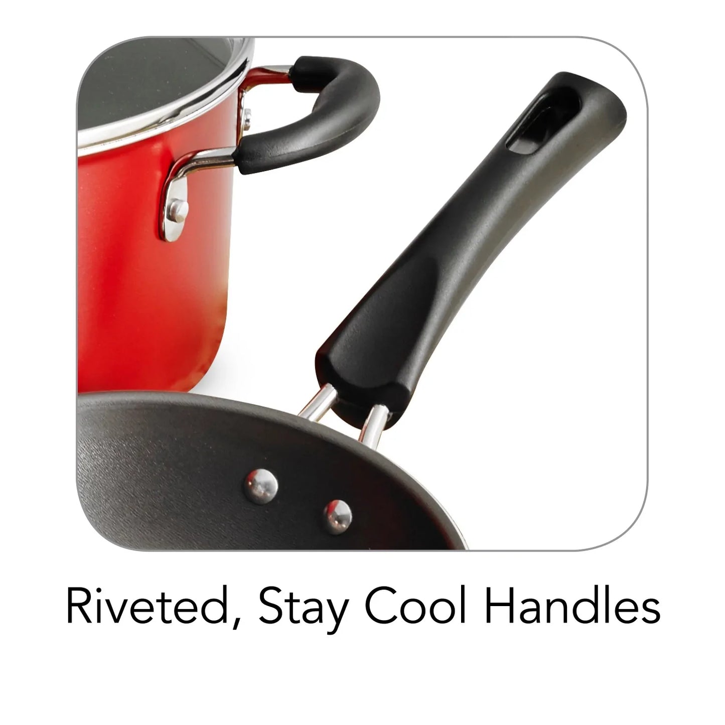 9-Piece Non-stick, Pots & Pans Sets