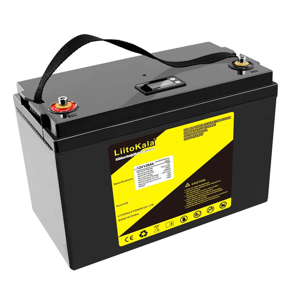 12V 100Ah 120Ah LiFePO4 Battery
