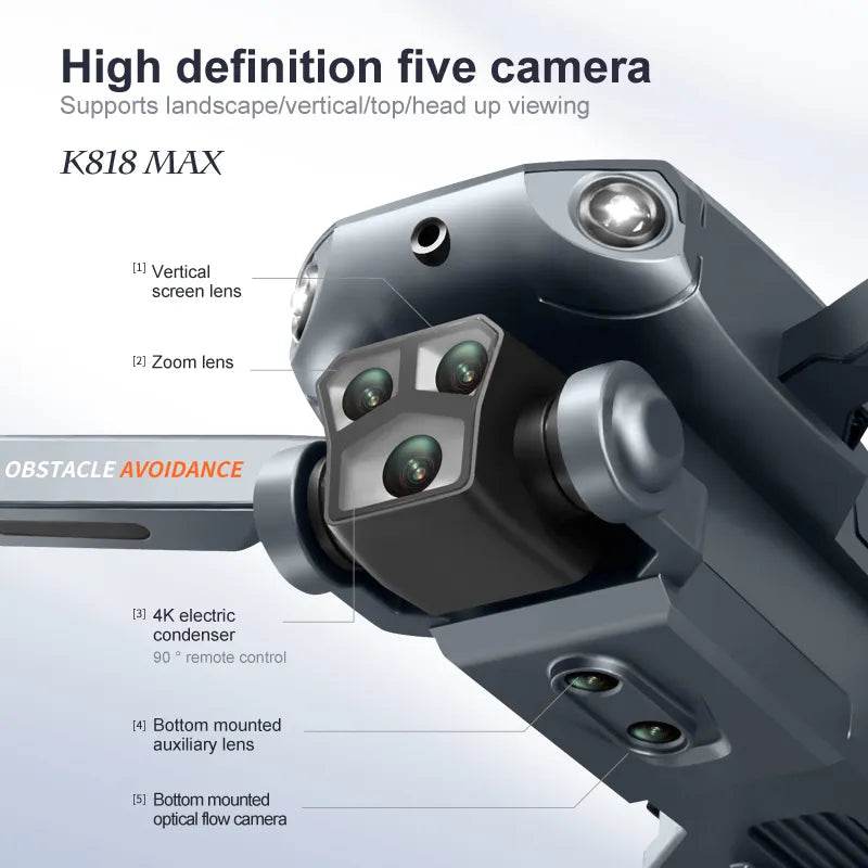 K818 MAX Pro Fessional Brushless Drones