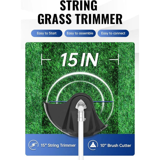 Lightweight 40V Cordless Trimmer Kit