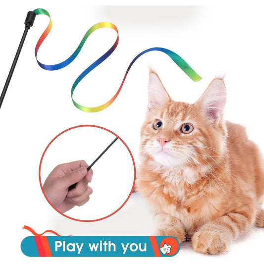 Cat Wand Toy Set