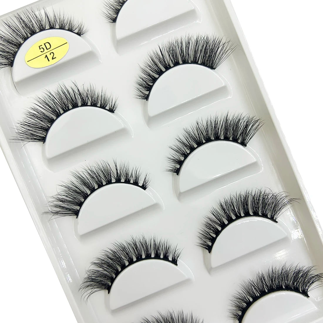 5 Pairs Natural 3D Mink False Eyelashes