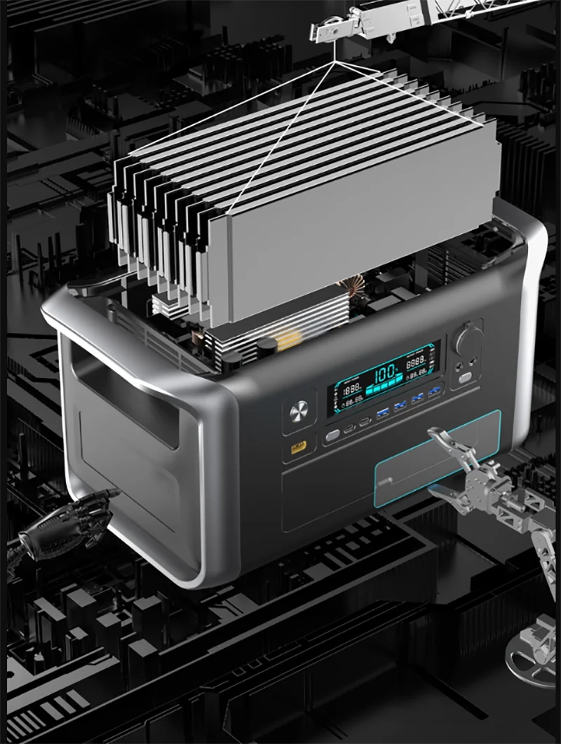 220V 1800W & 110V 1600W Portable Power Station