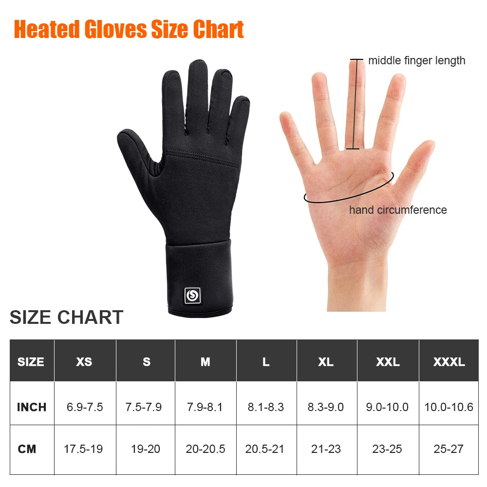 Heated USB Winter Gloves