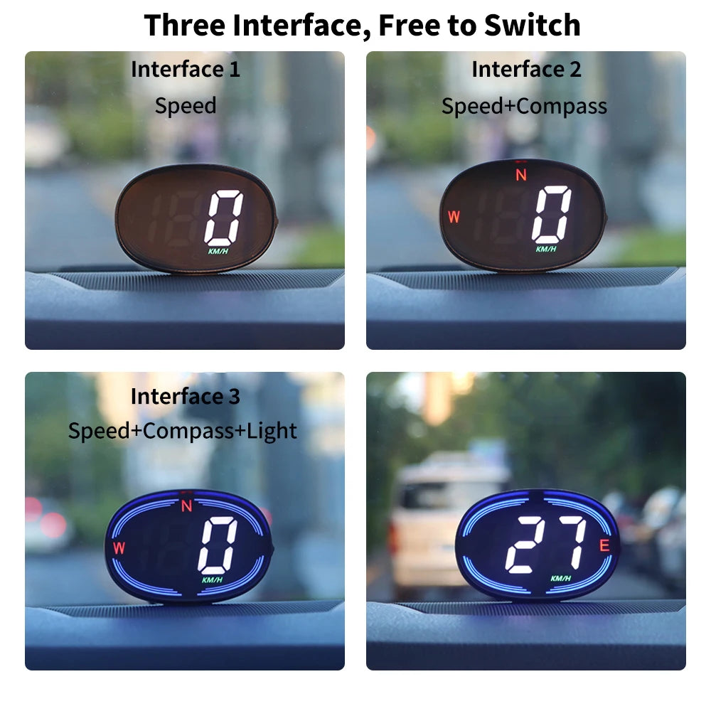 H2 Car Digital HUD Speedometer