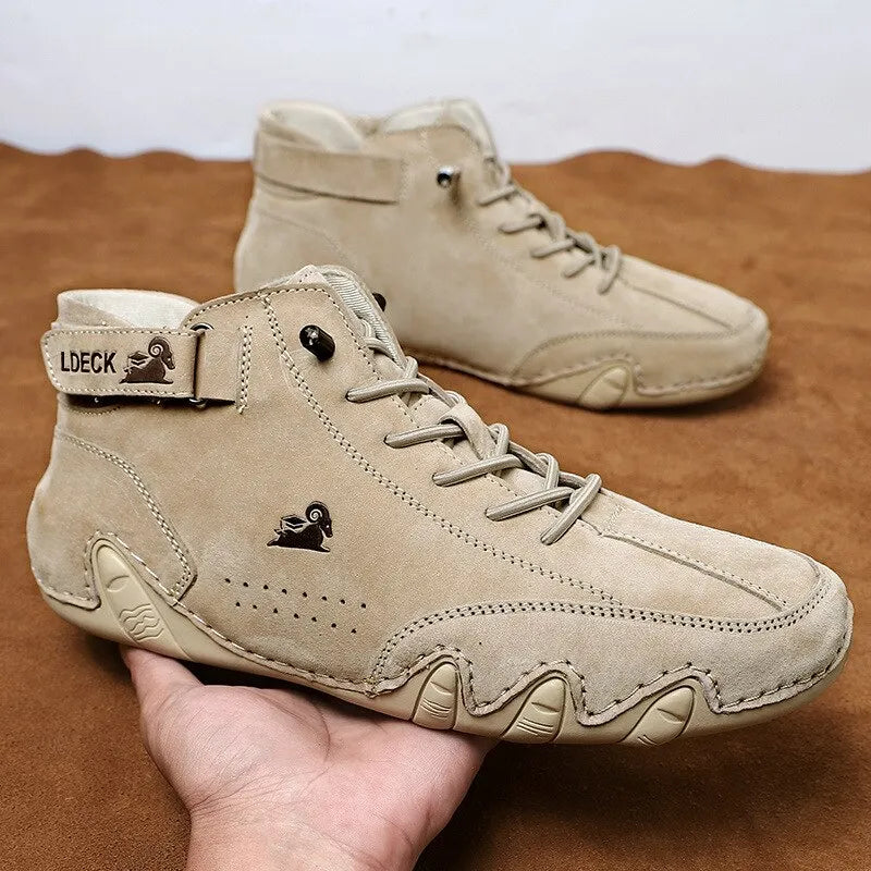 Men Casual Motorcycle Winter Boots