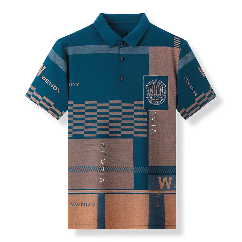Men's Summer Short sleeved Polo T-shirt