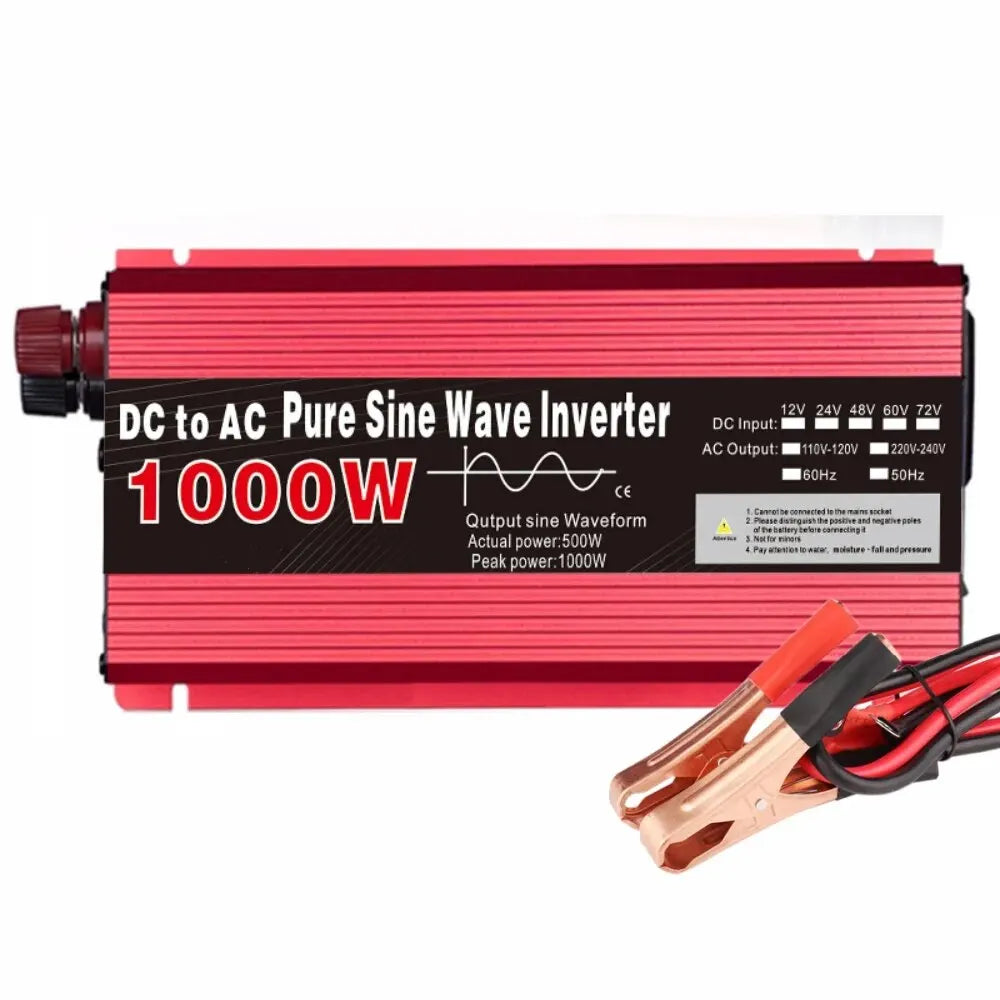 12v 220v 110v Pure Sine Wave 1000W Solar Inverter