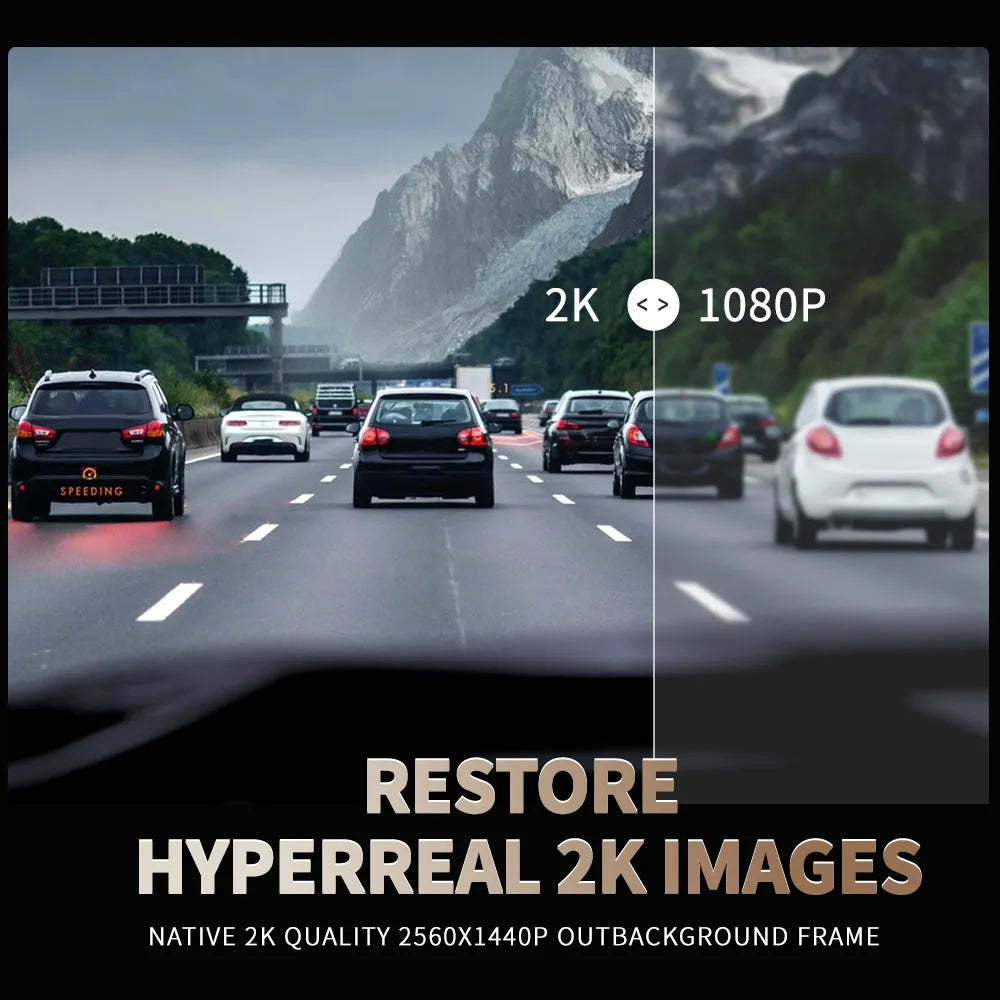 M10max 2K 1440P Dash Cam