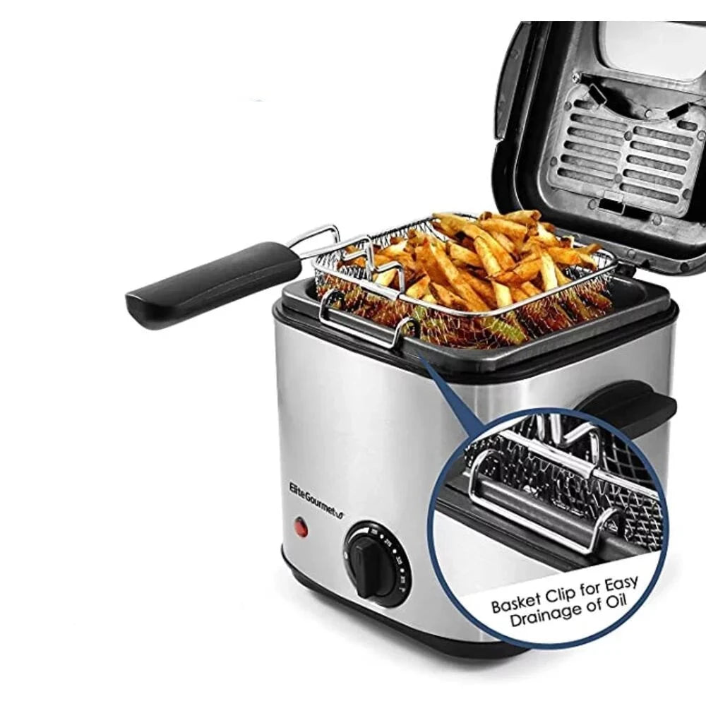 1.5 Quart Deep Fryer Stainless Steel Air Fryer