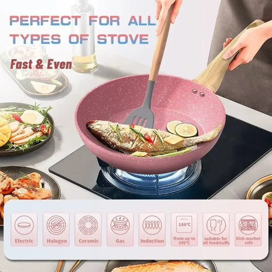 3Pcs Kitchen Frying Pan