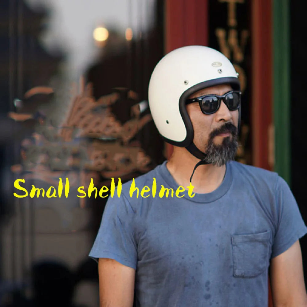 500TX Vintage Motorcycle Open Face Helmet
