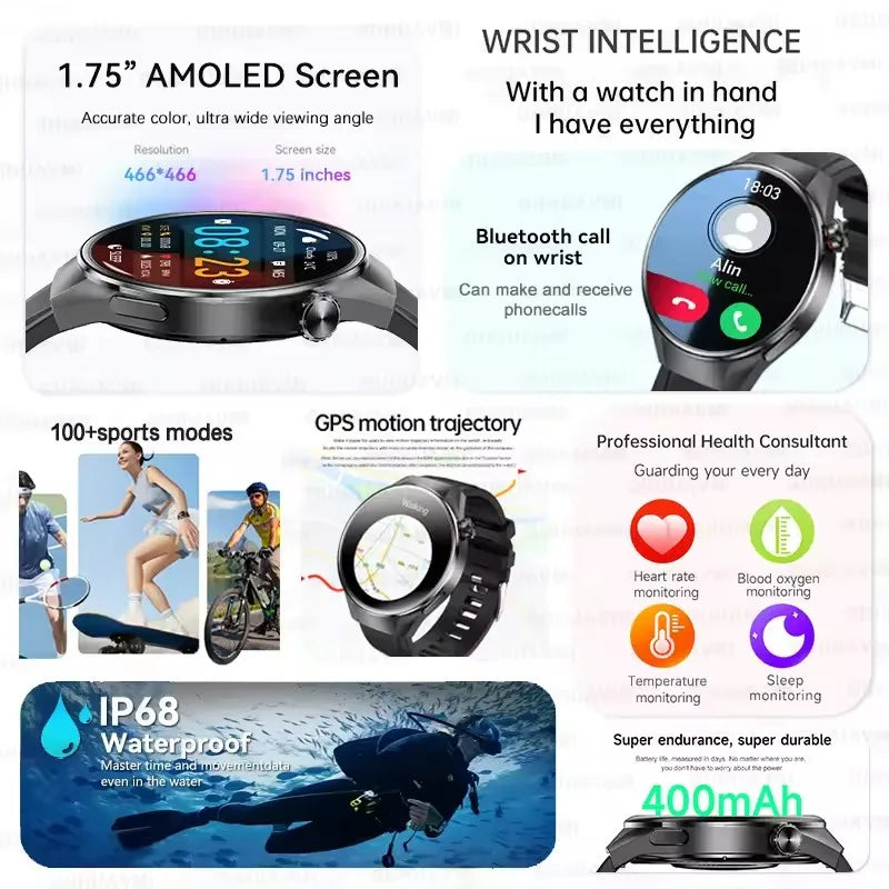 For HUAWEI IOS Professional Sport GPS Smart Watch
