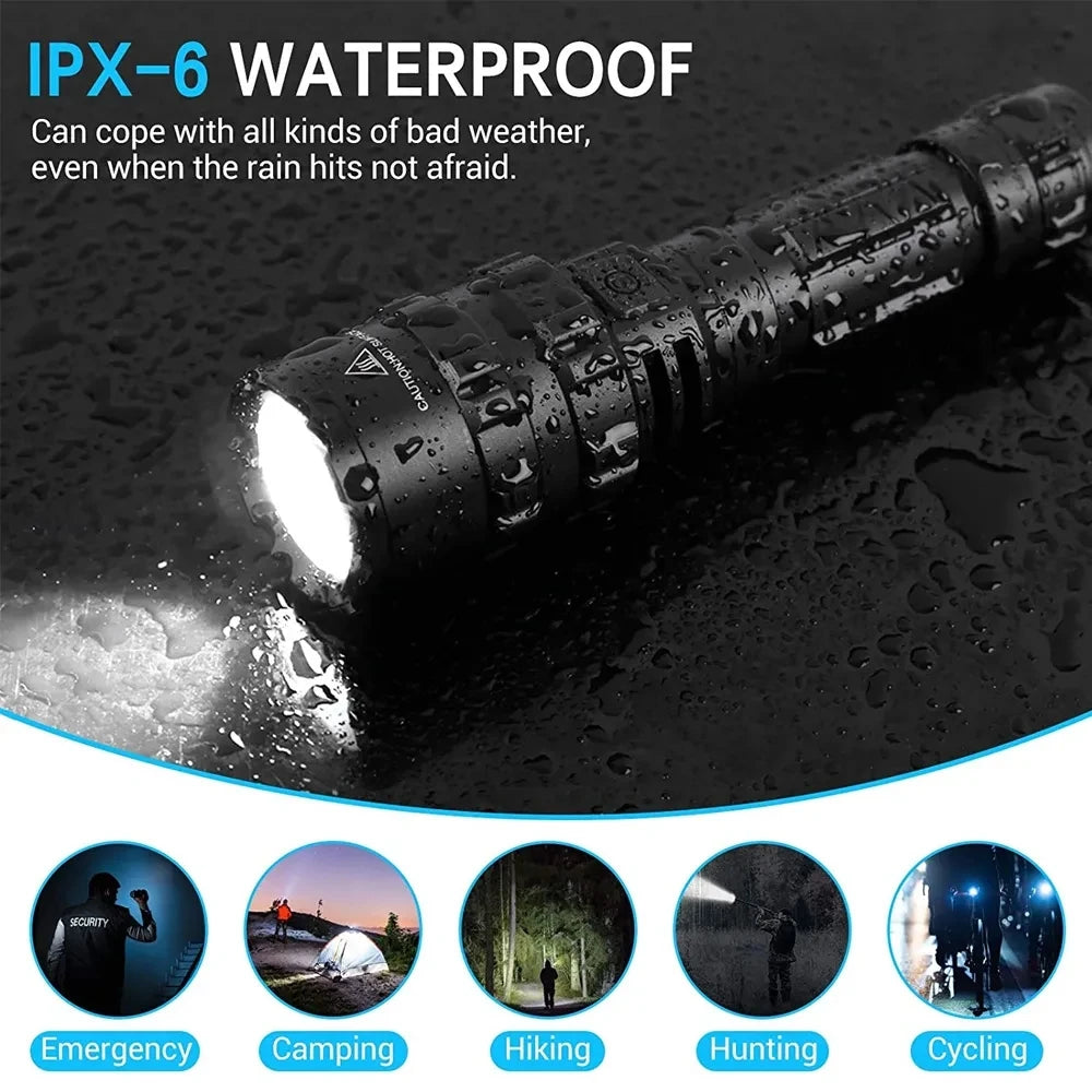 LED Tactical Hunting Flashlight