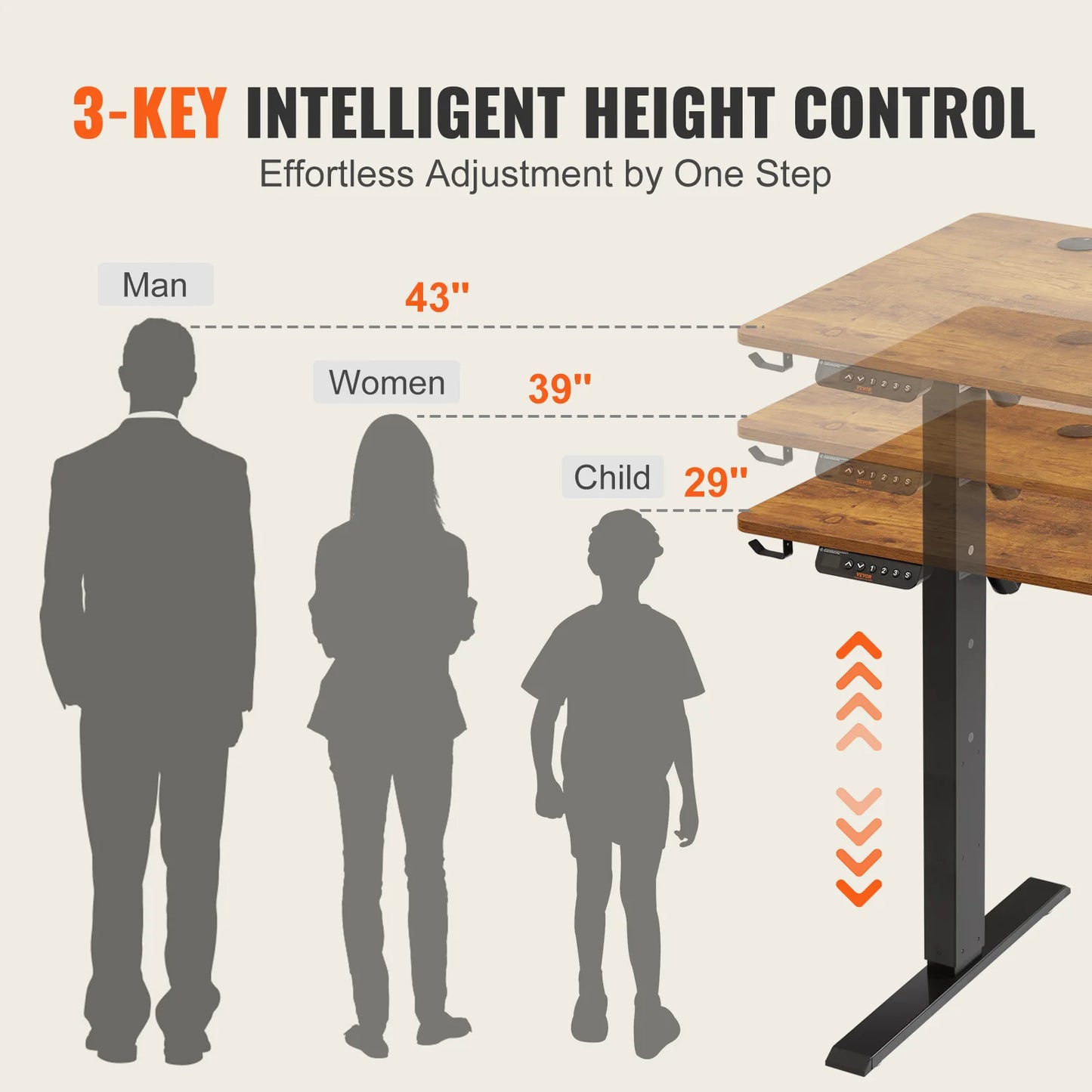 Adjustable & High Capacity for Home Office Desks