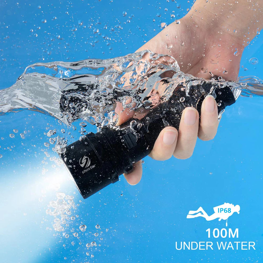 Super bright Diving Flashlight