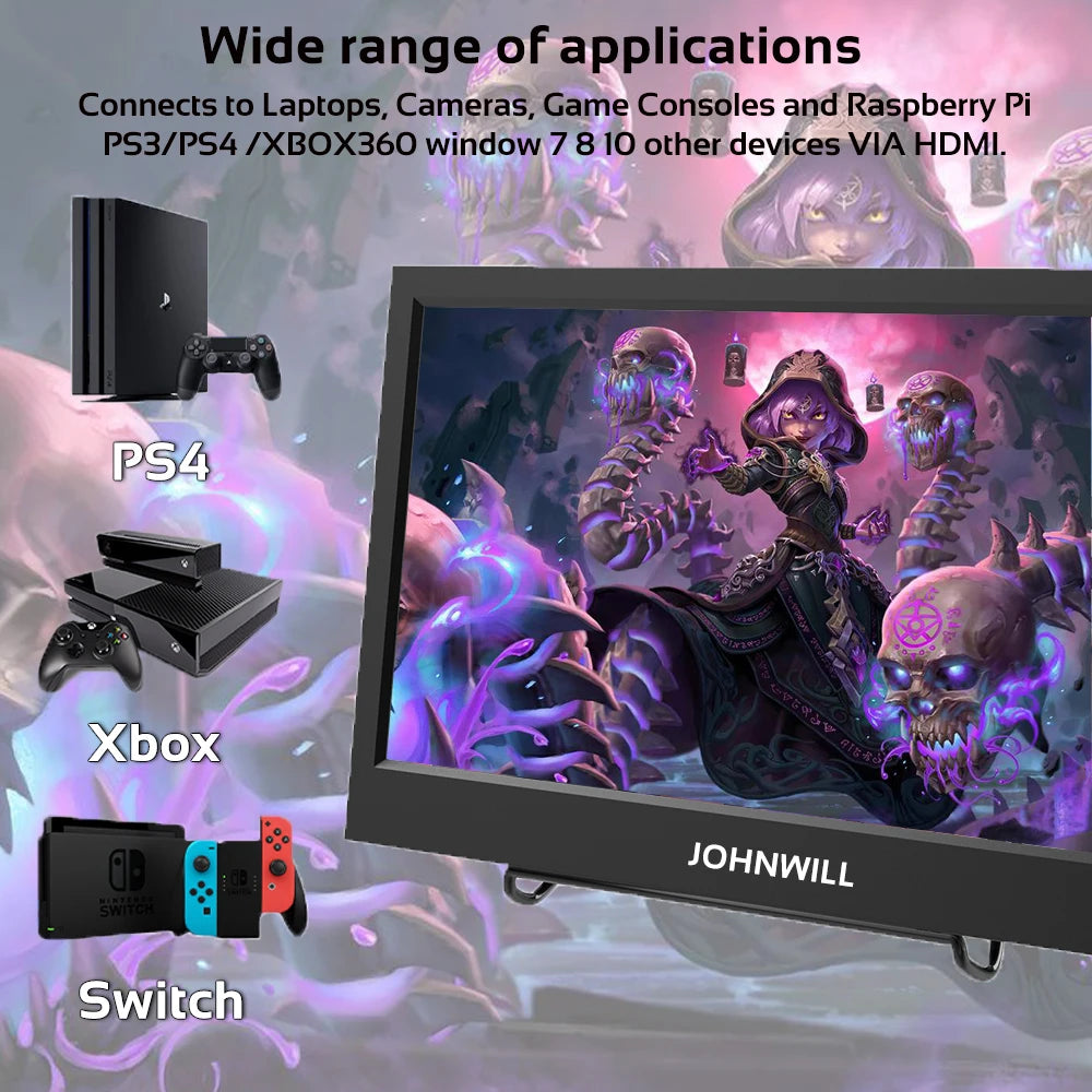10.1″ 1920X1200P Portable monitor IPS HD LCD Computer