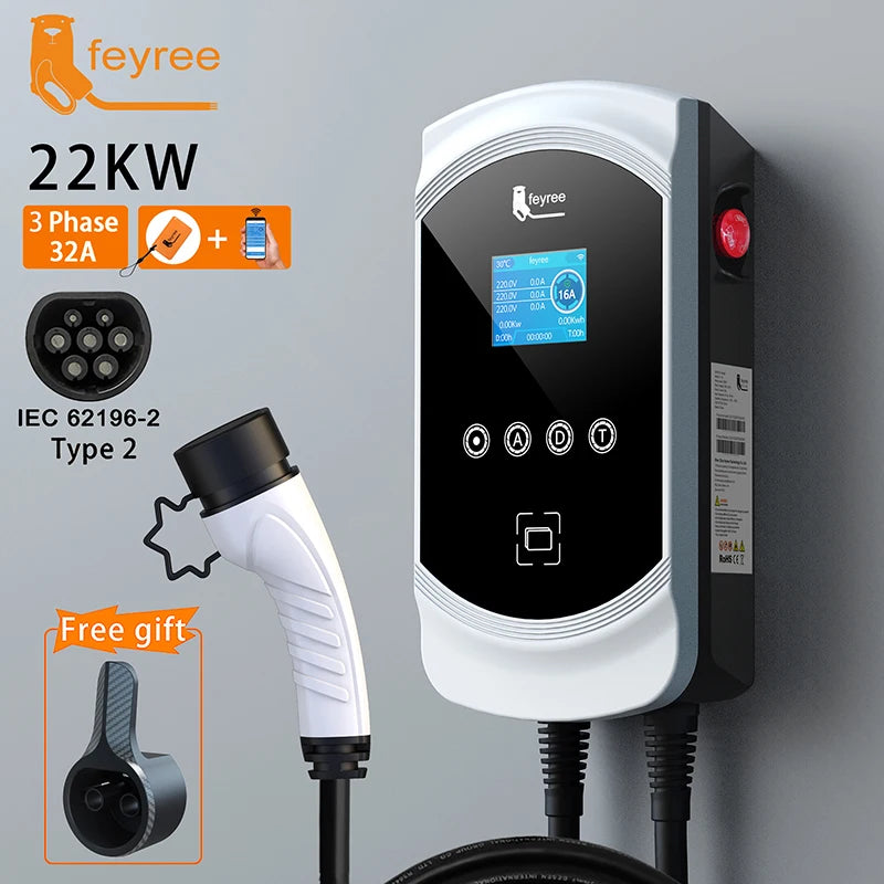 32A 7.6KW Electric Vehicle EV Charger