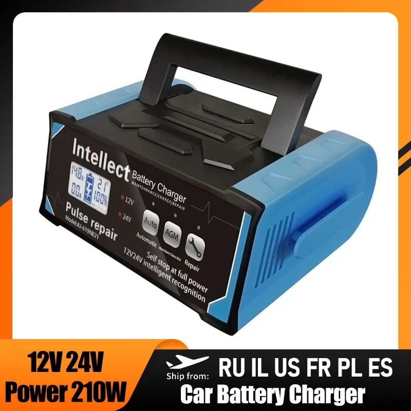 210W 12V-24V High Power Battery Charger