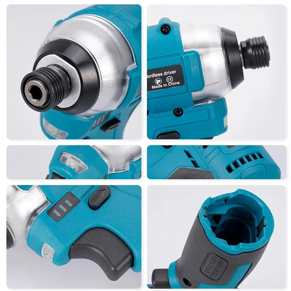 120N.m Brushless Impact Screwdriver Cordless Electric Drill