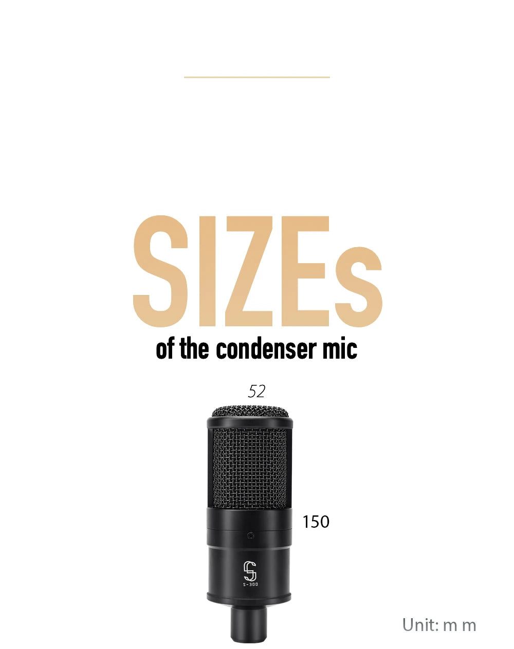 S-300 Condenser Professional Microphone