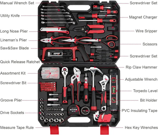 218-Piece Household Socket Tool Kit
