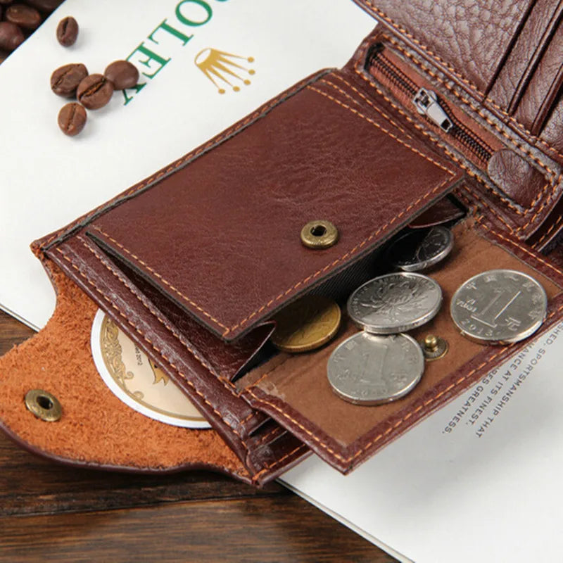 Men's Coin High Quality Short Wallet
