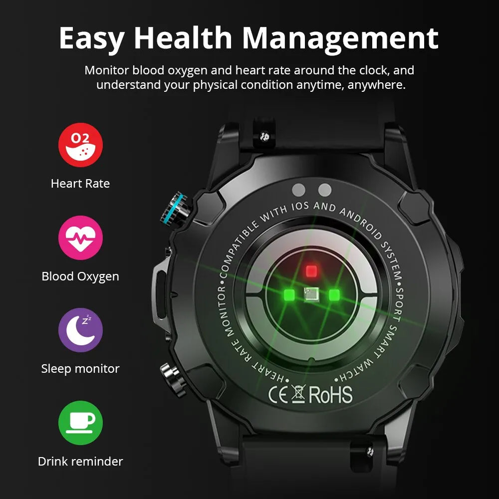Sports Modes Voice Calling Smart Watch