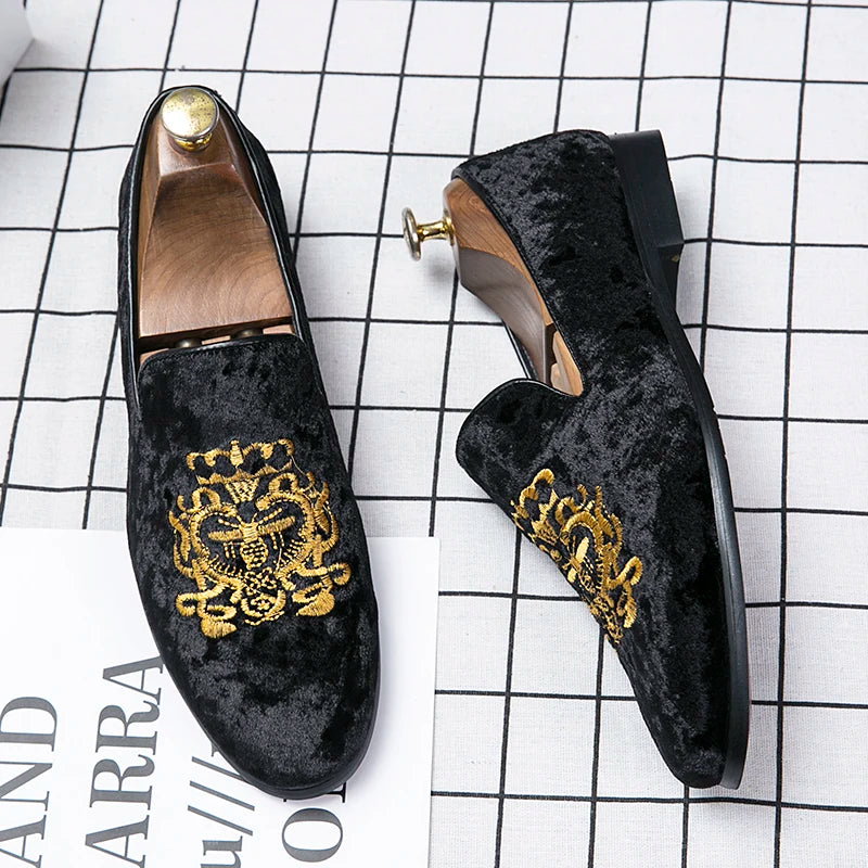 Men Wedding Dress Loafers Shoes