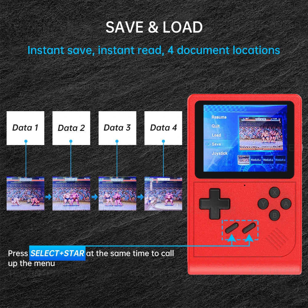 GB300 Portable Handheld Game Console