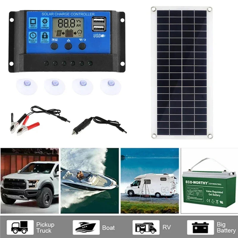 1000W Solar Panel 12V Solar Cell With 60A Controller